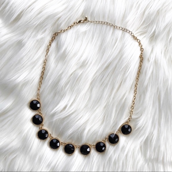 Charming Charlie Jewelry - Charming Charlie black jewel statement necklace